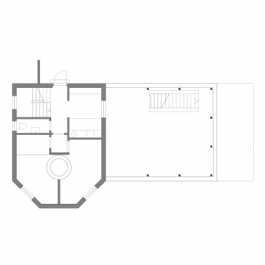 Sternwarte Zimmerwald Plan Erdgeschoss
